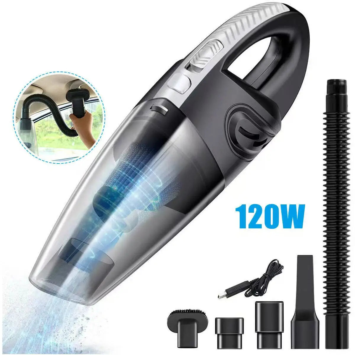 Portable Handheld Vacuum Cleaner for Home & Car