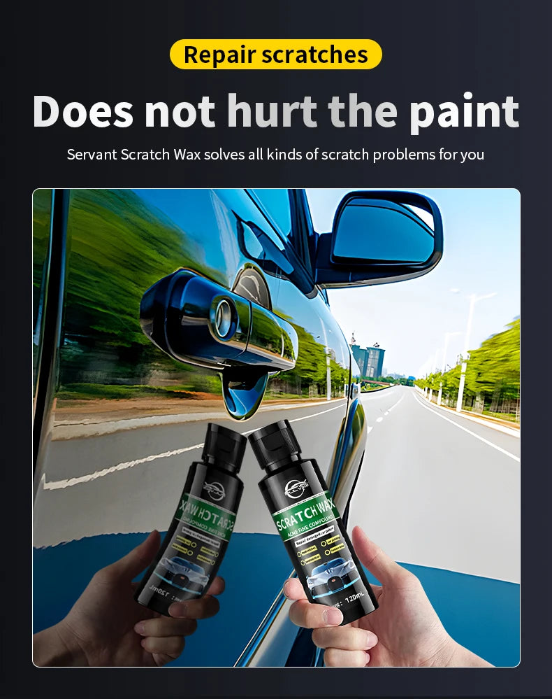 Pulv Car Scratch Wax – Deep Paint Repair for White Cars