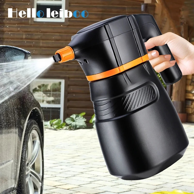 LEIBOO Electric Foam Sprayer – Battery-Powered Car Wash Snow Cannon