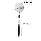 360° Telescoping Inspection Mirror – LED Light Mechanic Tool for Car Repairs