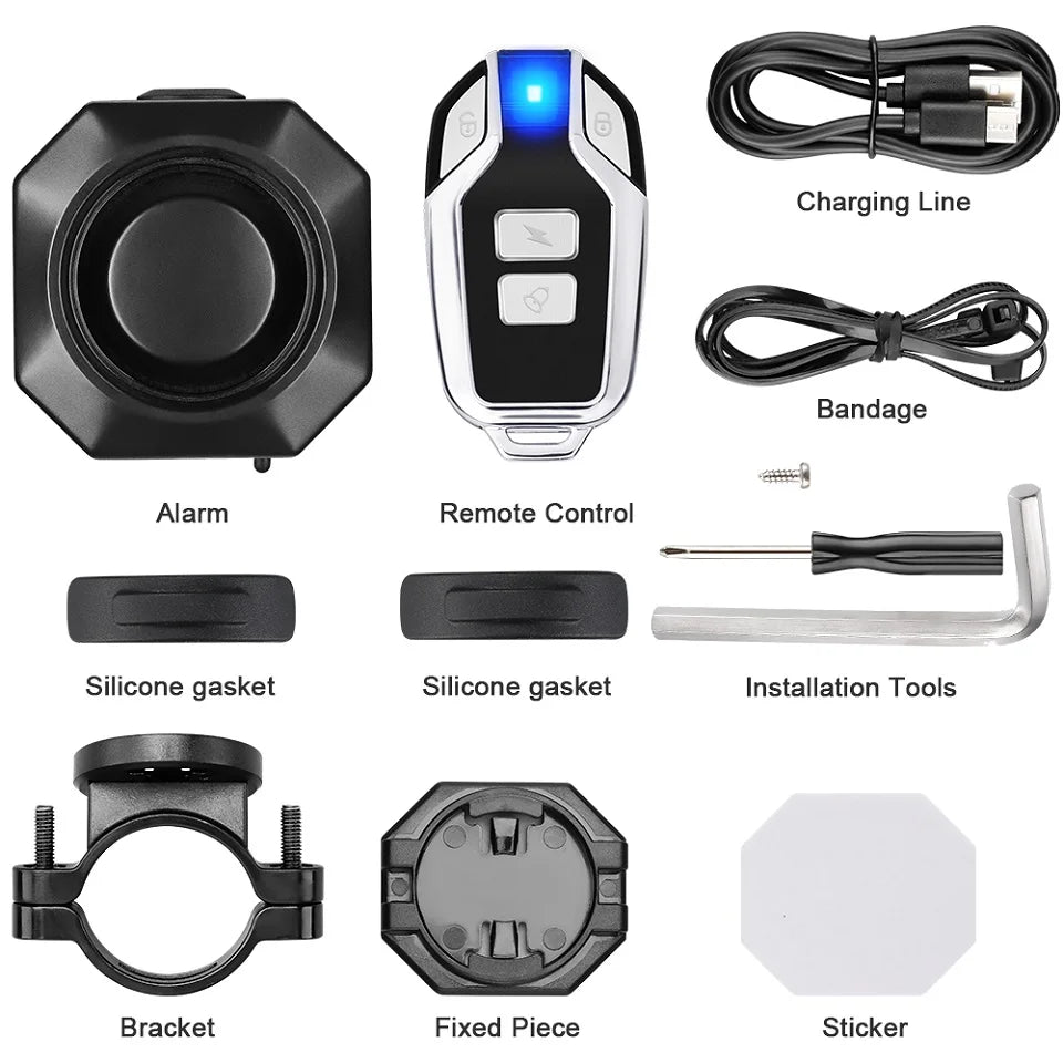 Wireless Bike Vibration Alarm – Anti-Theft Security System