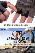Unisex Half-Finger Cycling & Gym Gloves – Breathable Anti-Slip Sport Gloves