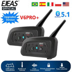 EJEAS V6 Pro Moto Intercom – Wireless Helmet Walkie Talkie Headset