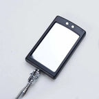 360° Telescoping Inspection Mirror – LED Light Mechanic Tool for Car Repairs