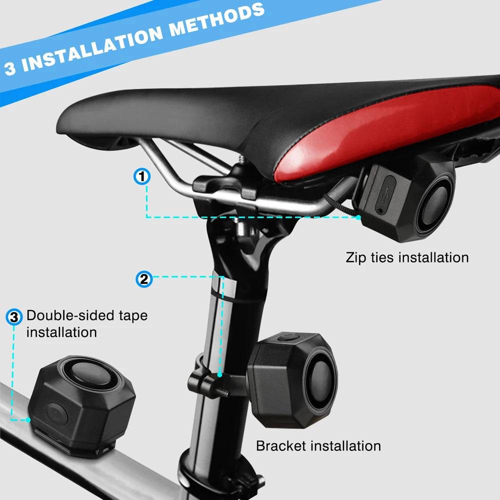 Wireless Bike Vibration Alarm – Anti-Theft Security System