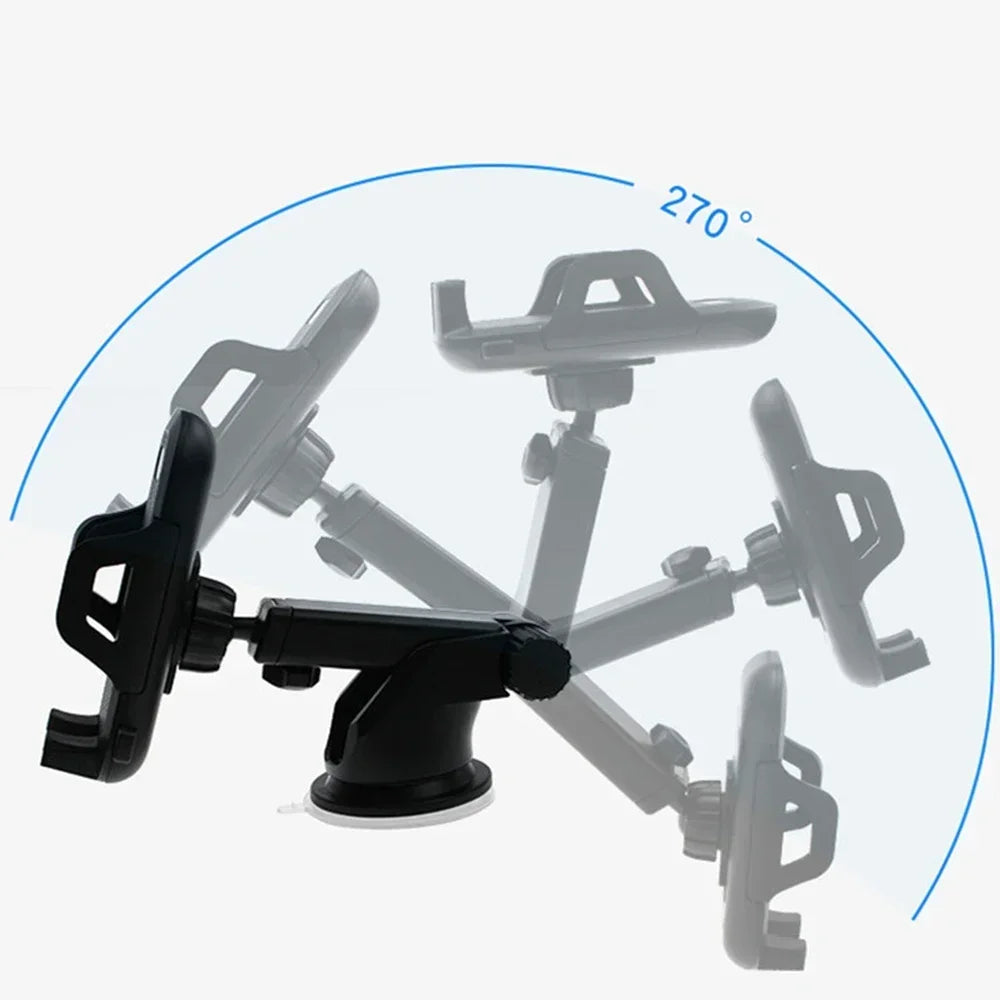 Upgraded Mobile Phone Stand – Adjustable Car & Truck Hands-Free Mount