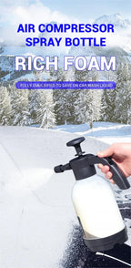 2L High-Pressure Foam Sprayer – Hand Pump Car Wash & Home Cleaning Bottle
