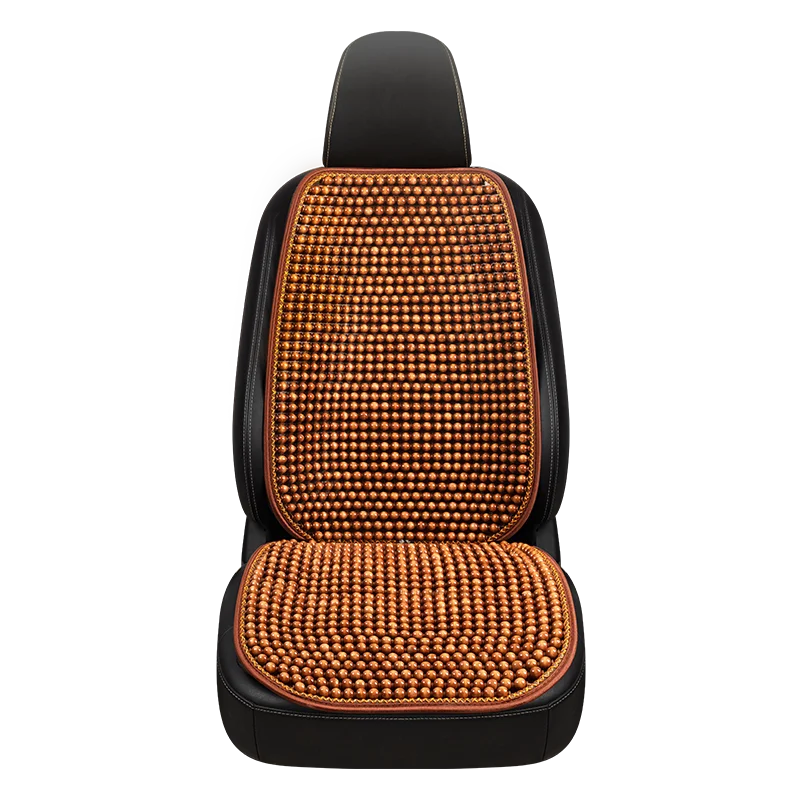 Wood Bead Car Seat Cushion – Summer Cooling & Breathable, All-Season Comfort