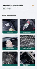 High-Power Cordless Car Vacuum – Cleaner for Office & Home
