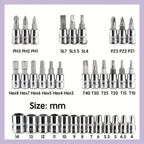 46-Piece Auto Repair Ratchet Wrench & Socket Tool Set – Vehicle Maintenance Kit