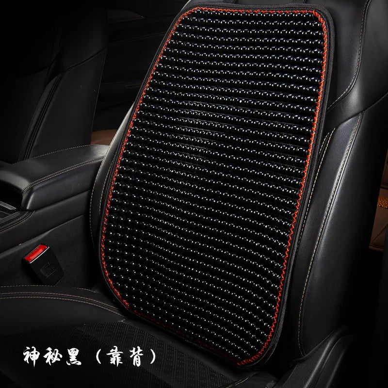 Wood Bead Car Seat Cushion – Summer Cooling & Breathable, All-Season Comfort