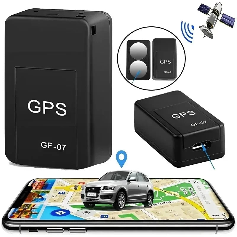 GF07 Mini Magnetic GPS Tracker – Real-Time Vehicle & Pet Locator with App