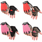 Unisex Half-Finger Cycling & Gym Gloves – Breathable Anti-Slip Sport Gloves