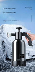 2L Hand Pump Foam Sprayer – Multi-Nozzle Snow Foam Car Wash & Cleaning Bottle