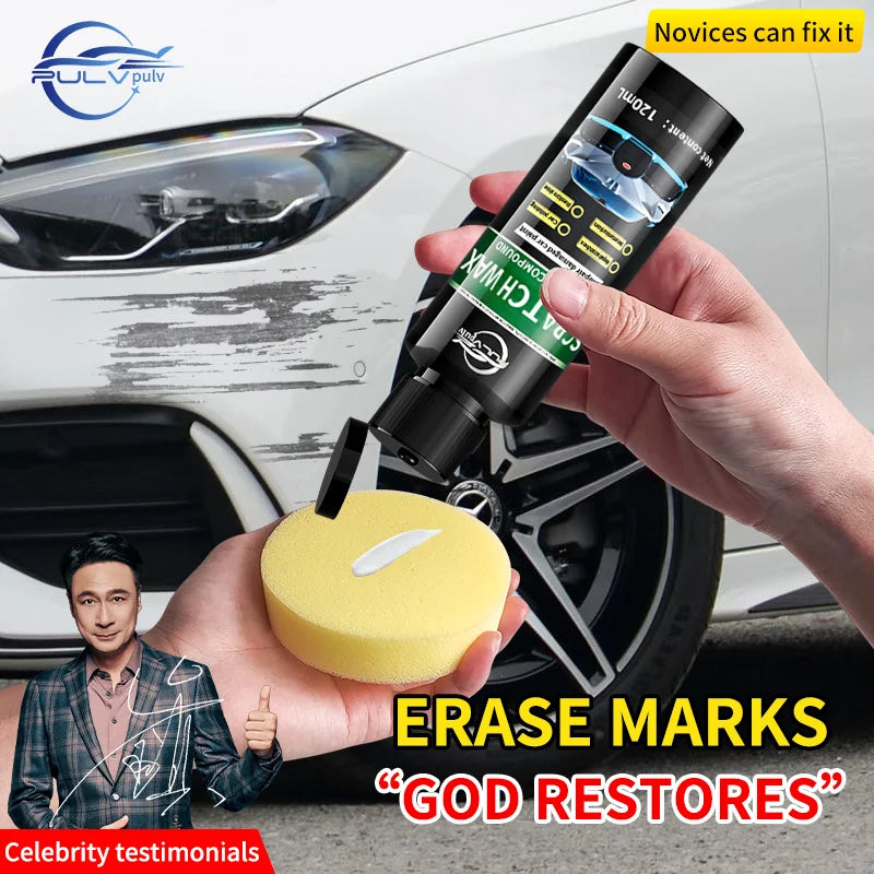 Pulv Car Scratch Wax – Deep Paint Repair for White Cars