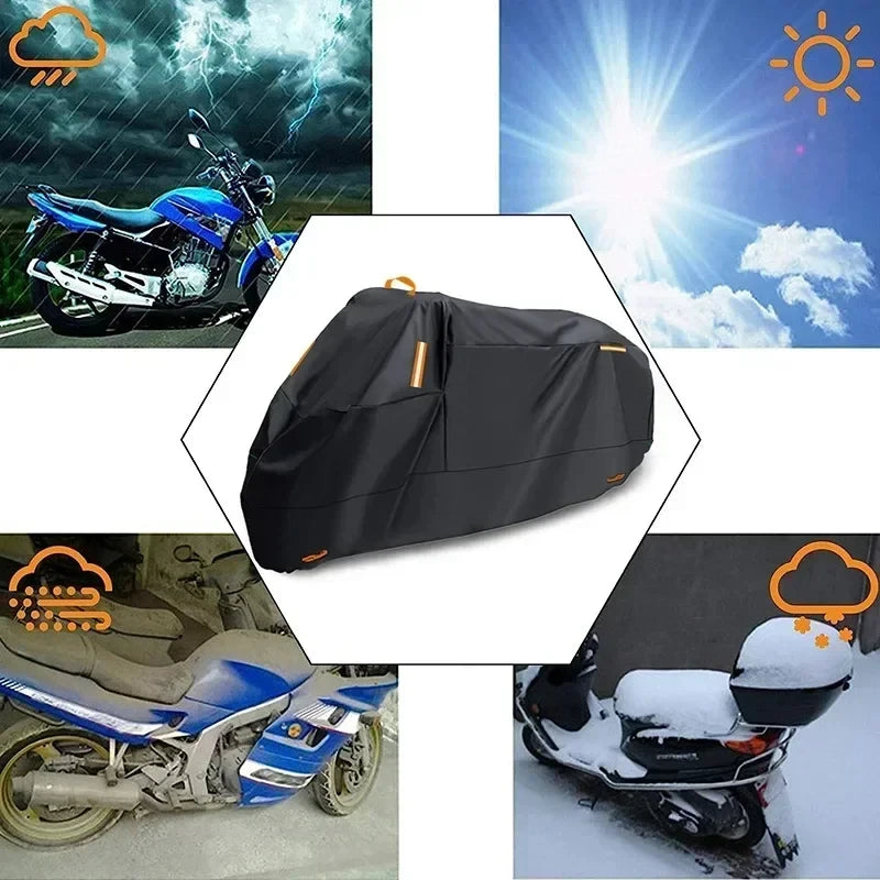 Waterproof Motorcycle Cover – Heavy-Duty UV & Weather Protection