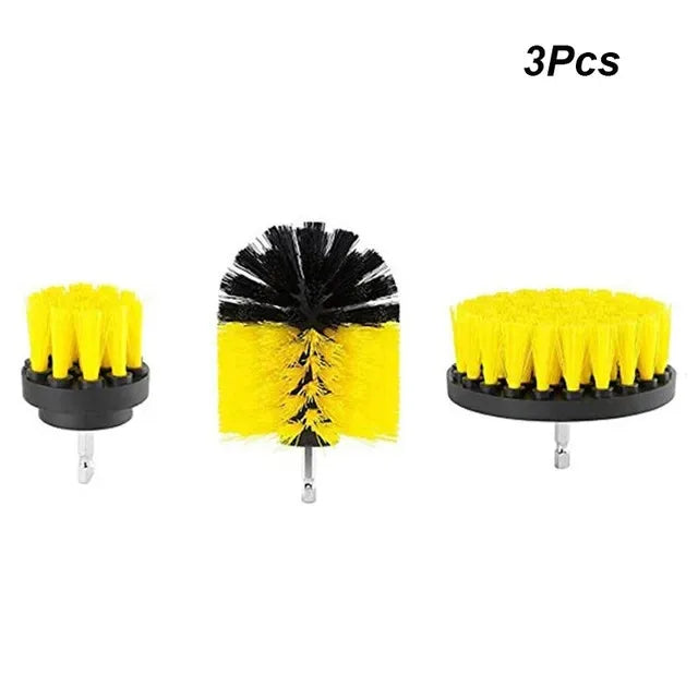 Electric Drill Brush Cleaning Kit – Multi-Purpose Scrubber Set for Car, Kitchen & Bathroom