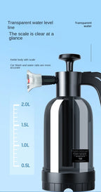 2L Hand Pump Foam Sprayer – Multi-Nozzle Snow Foam Car Wash & Cleaning Bottle