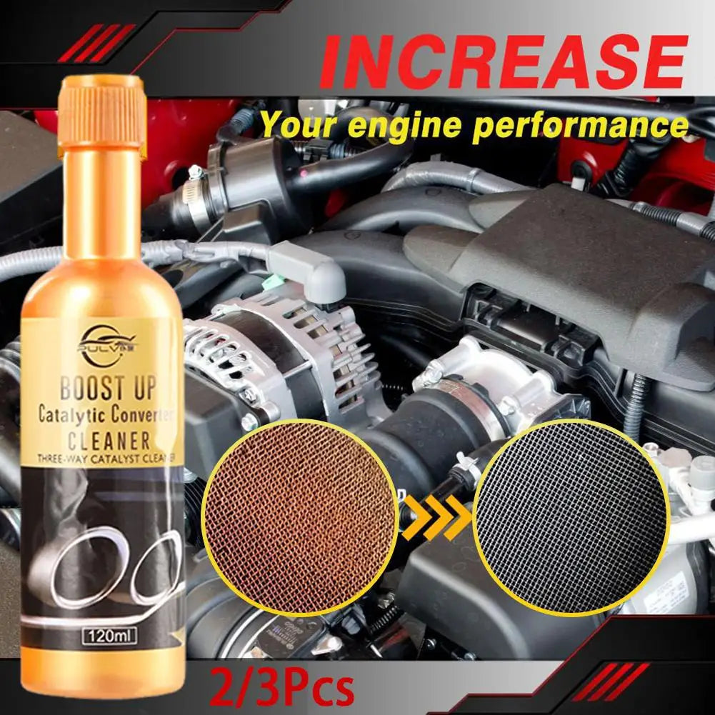3pcs Car Engine & Catalytic Converter Cleaner – 120ML High-Performance Formula