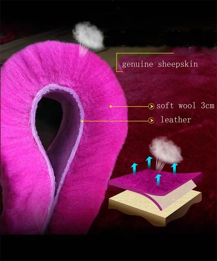 OFLBA Real Fur Steering Wheel Cover – Australian Sheepskin