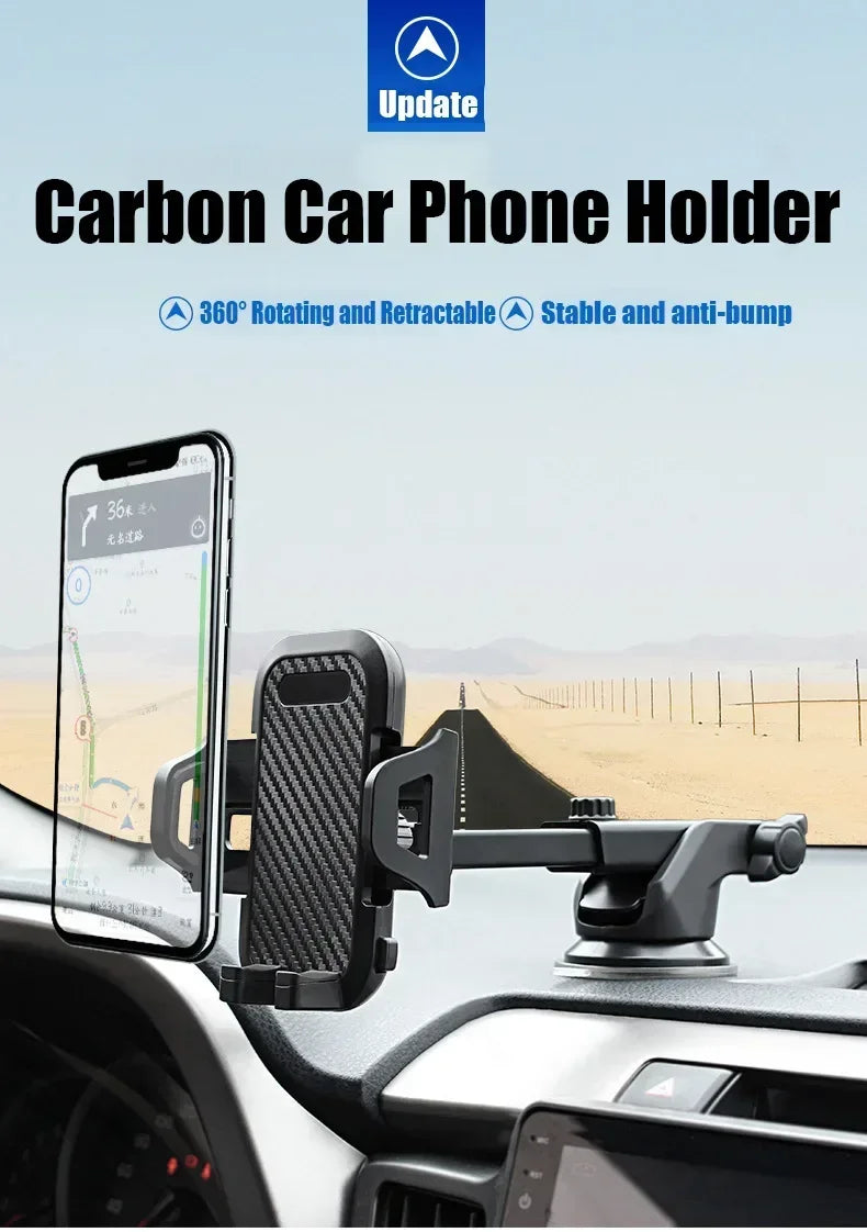 Upgraded Mobile Phone Stand – Adjustable Car & Truck Hands-Free Mount