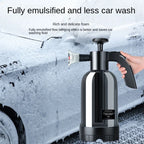 2L Hand Pump Foam Sprayer – Multi-Nozzle Snow Foam Car Wash & Cleaning Bottle