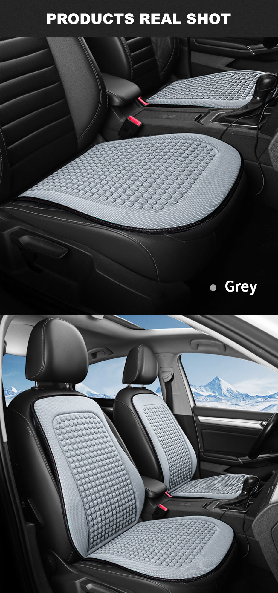 Summer Car Seat Cooling Cushion – Breathable Bump Massage Universal Pad