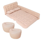 Car Travel Inflatable Air Mattress – 135x80cm Rear Seat & Trunk Universal Bed