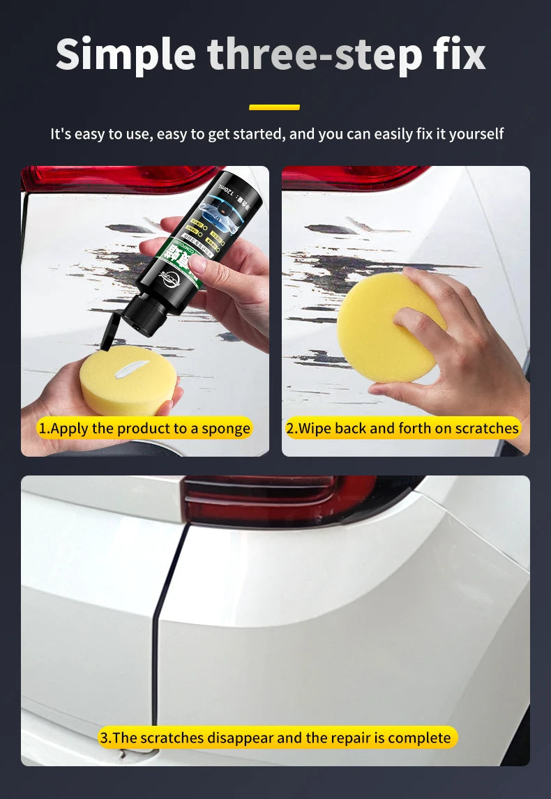 Pulv Car Scratch Wax – Deep Paint Repair for White Cars