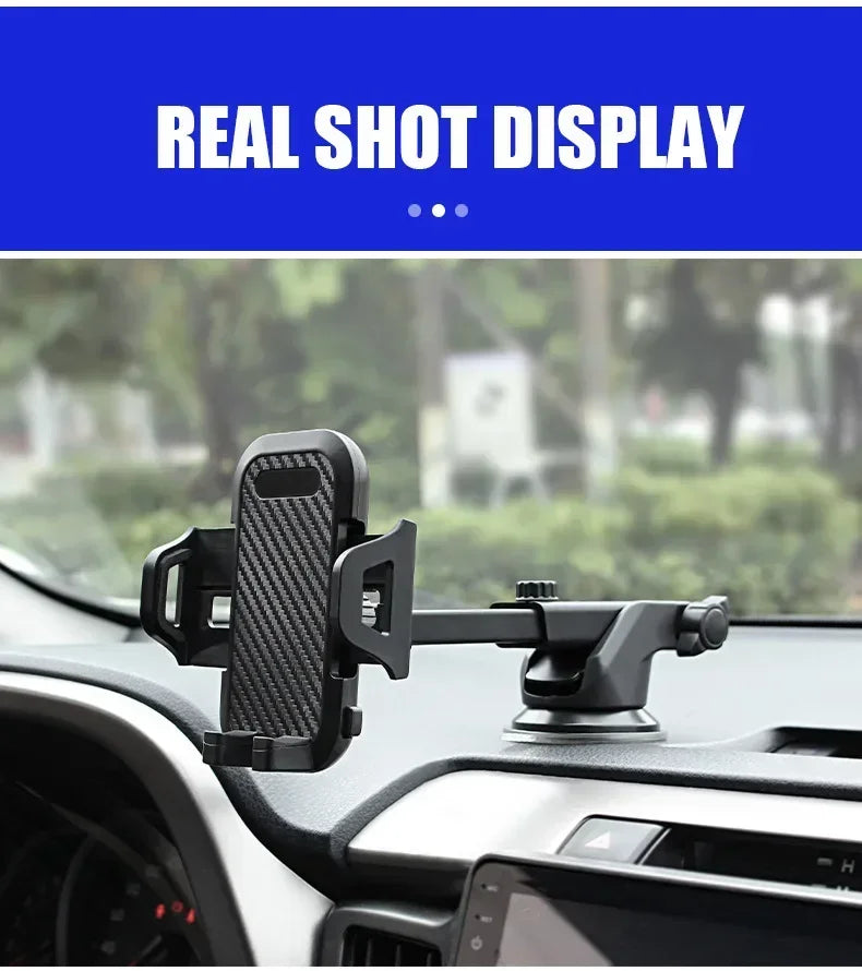 Upgraded Mobile Phone Stand – Adjustable Car & Truck Hands-Free Mount