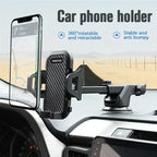 2025 Car Phone Holder – Suction Cup & Air Vent Mount for iPhone, Samsung