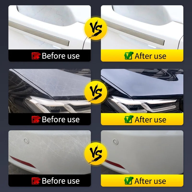 Pulv Car Scratch Wax – Deep Paint Repair for White Cars