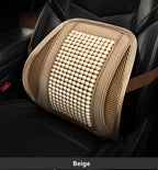 Wood Bead Car Seat Cushion – Summer Cooling & Breathable, All-Season Comfort