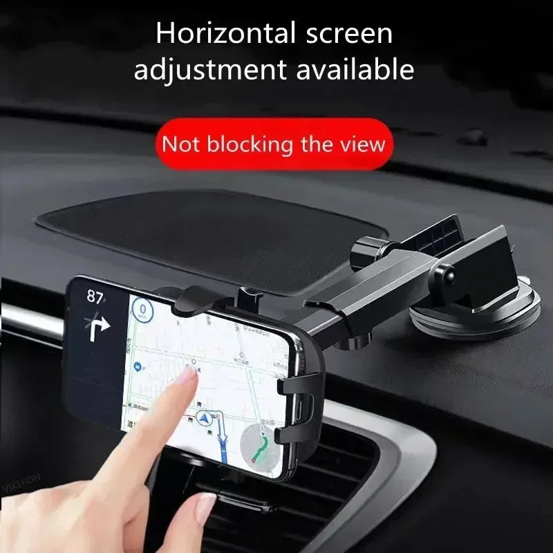 2025 Car Phone Holder – Suction Cup & Air Vent Mount for iPhone, Samsung