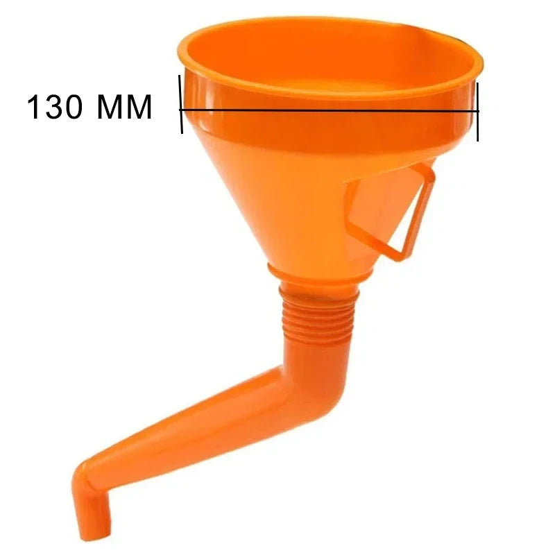Motorcycle & Car Fuel Funnel – Filtered Long-Spout Oil and Gas Filling Tool