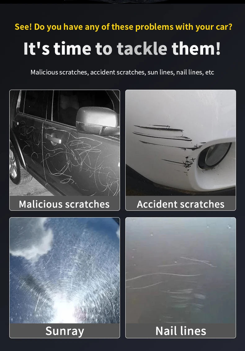 Pulv Car Scratch Wax – Deep Paint Repair for White Cars