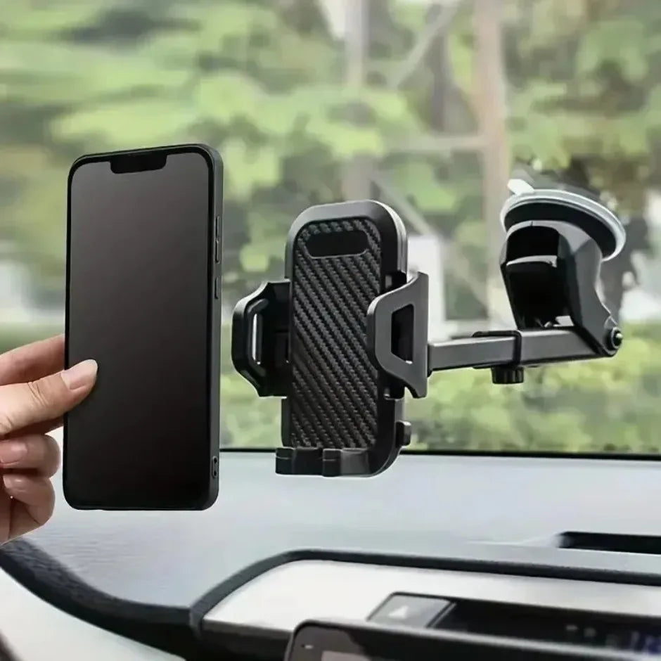 2025 Car Phone Holder – Suction Cup & Air Vent Mount for iPhone, Samsung