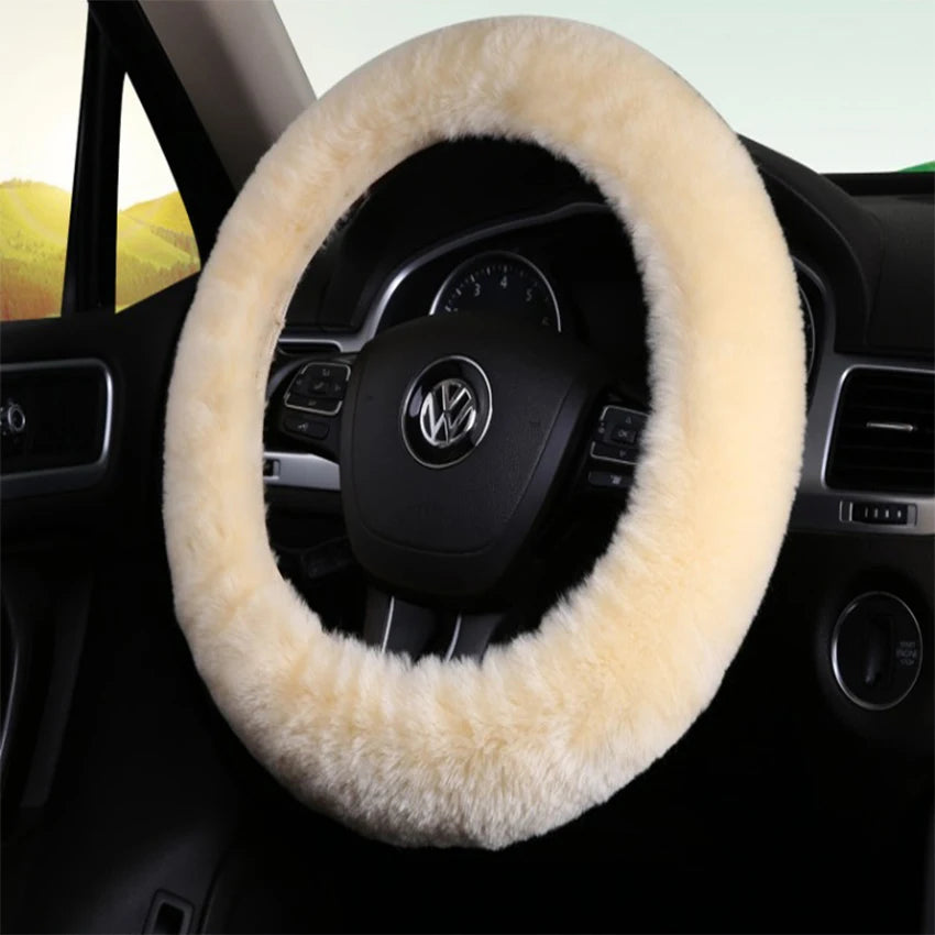 OFLBA Real Fur Steering Wheel Cover – Australian Sheepskin