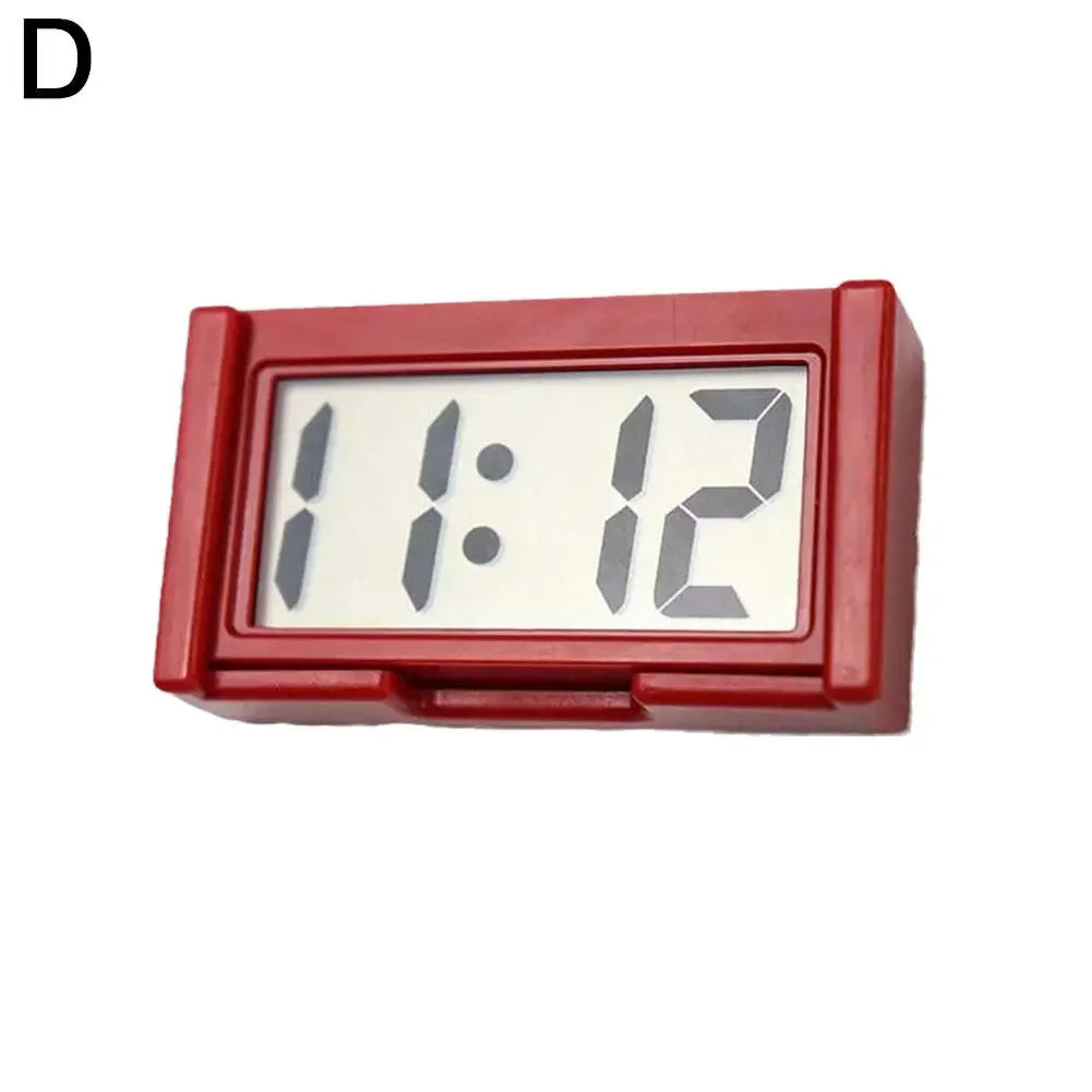 Mini Digital Clock Decorative Large Screen Car Clock