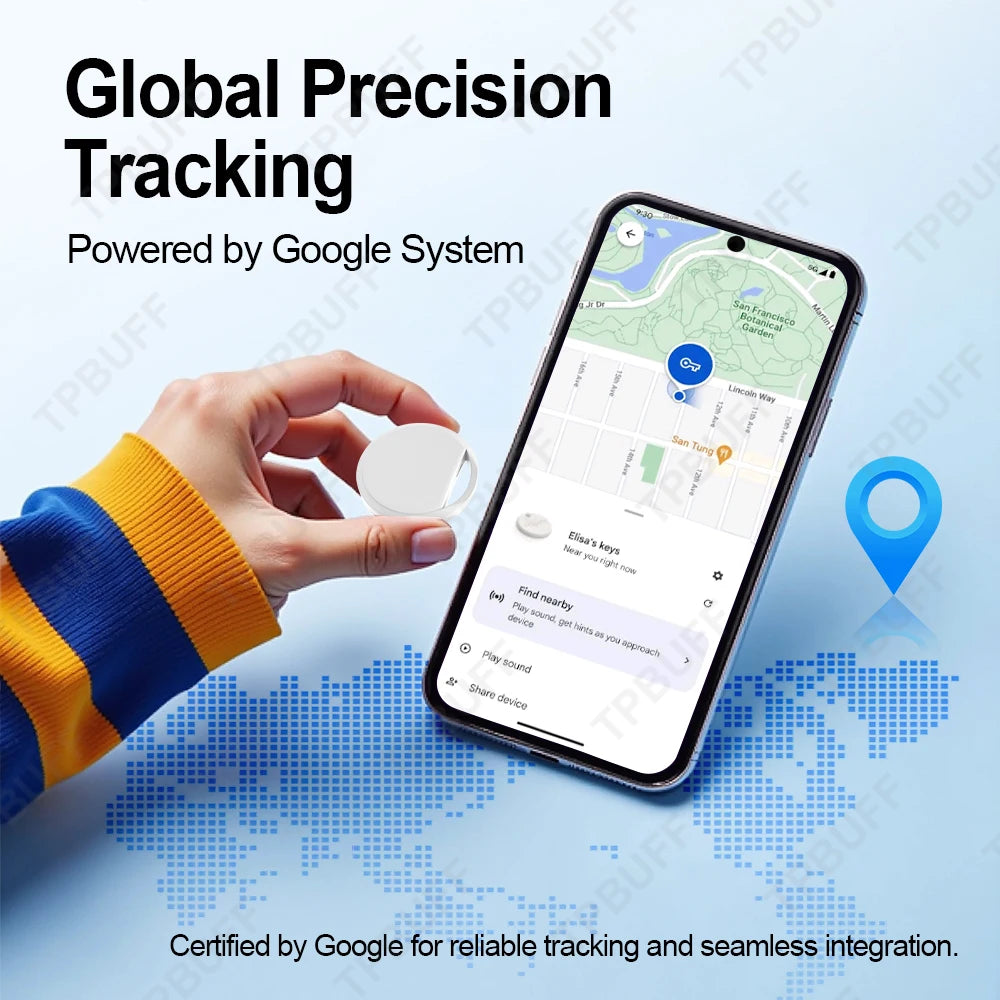 Google Smart Home GPS Tracker – Android Find My Device Anti-Theft Tracker
