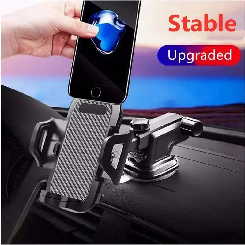 2025 Car Phone Holder – Suction Cup & Air Vent Mount for iPhone, Samsung