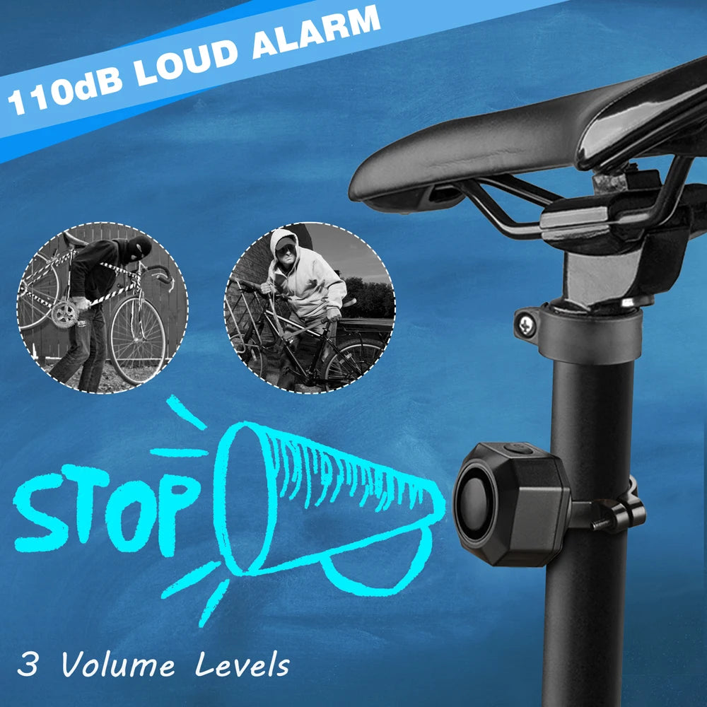 Wireless Bike Vibration Alarm – Anti-Theft Security System