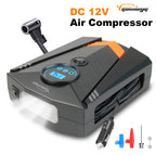 GUWIEYG DC12V Car Air Pump – 150PSI Digital Tire Inflator for Auto & Bikes