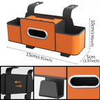 Car Backseat Storage Organizer – Tidy Hanging Box for Tissue, Phone & Drinks