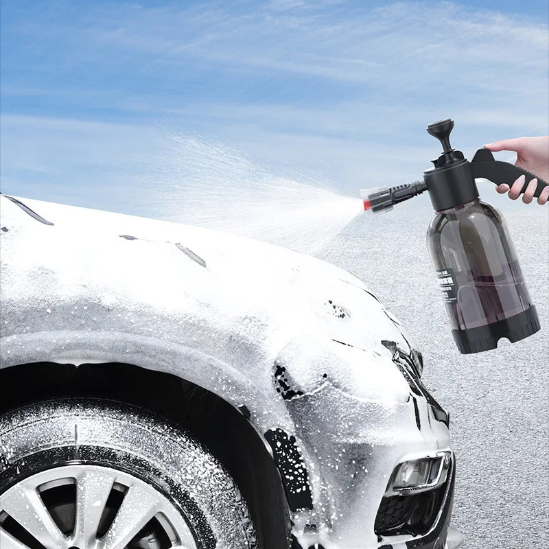 2L Hand Pump Foam Sprayer – High-Pressure Car & Home Wash Bottle