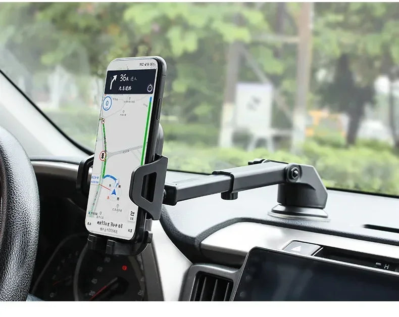 Upgraded Mobile Phone Stand – Adjustable Car & Truck Hands-Free Mount
