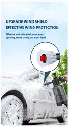 2L Hand Pump Foam Sprayer – High-Pressure Car & Home Wash Bottle