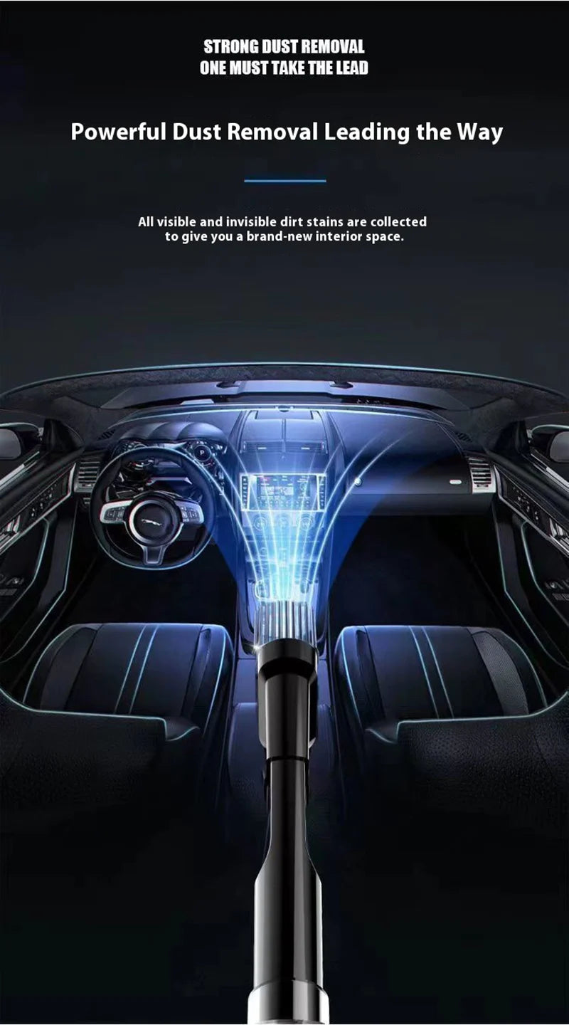 High-Power Cordless Car Vacuum – Cleaner for Office & Home
