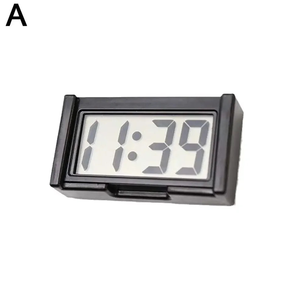 Mini Digital Clock Decorative Large Screen Car Clock