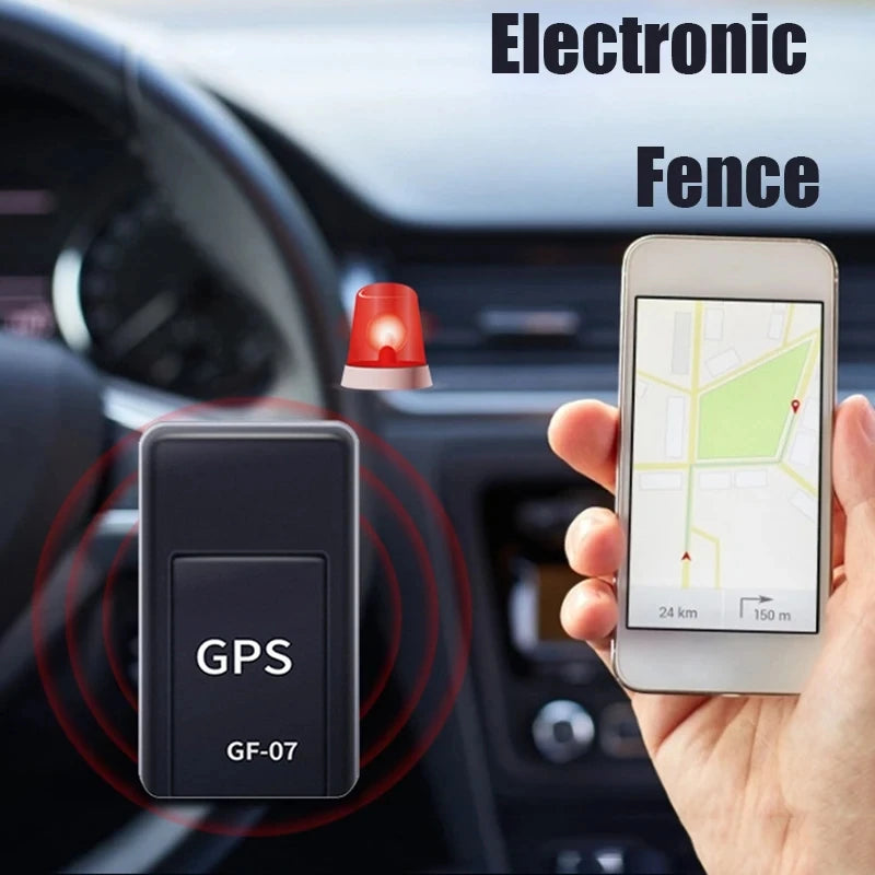 GF07 Mini Magnetic GPS Tracker – Real-Time Vehicle & Pet Locator with App